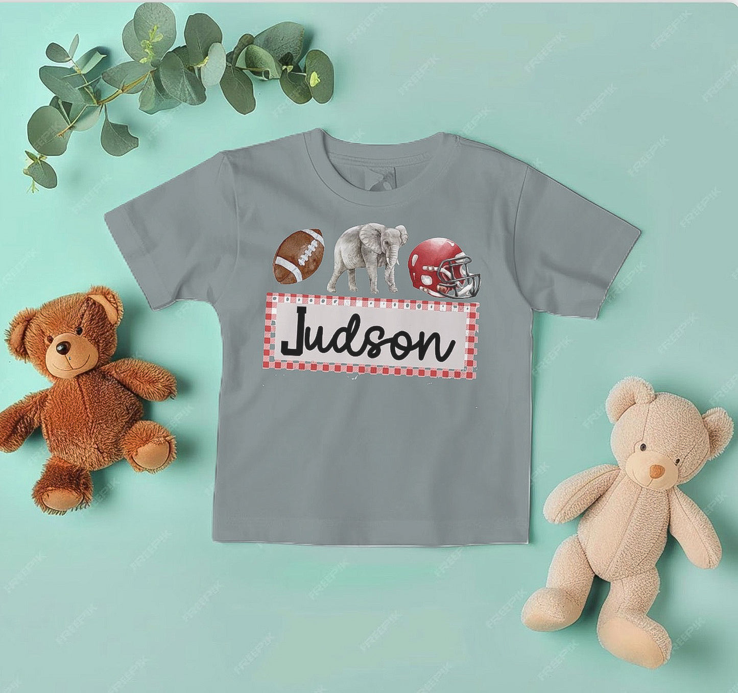 Alabama Football Kids Name Shirt