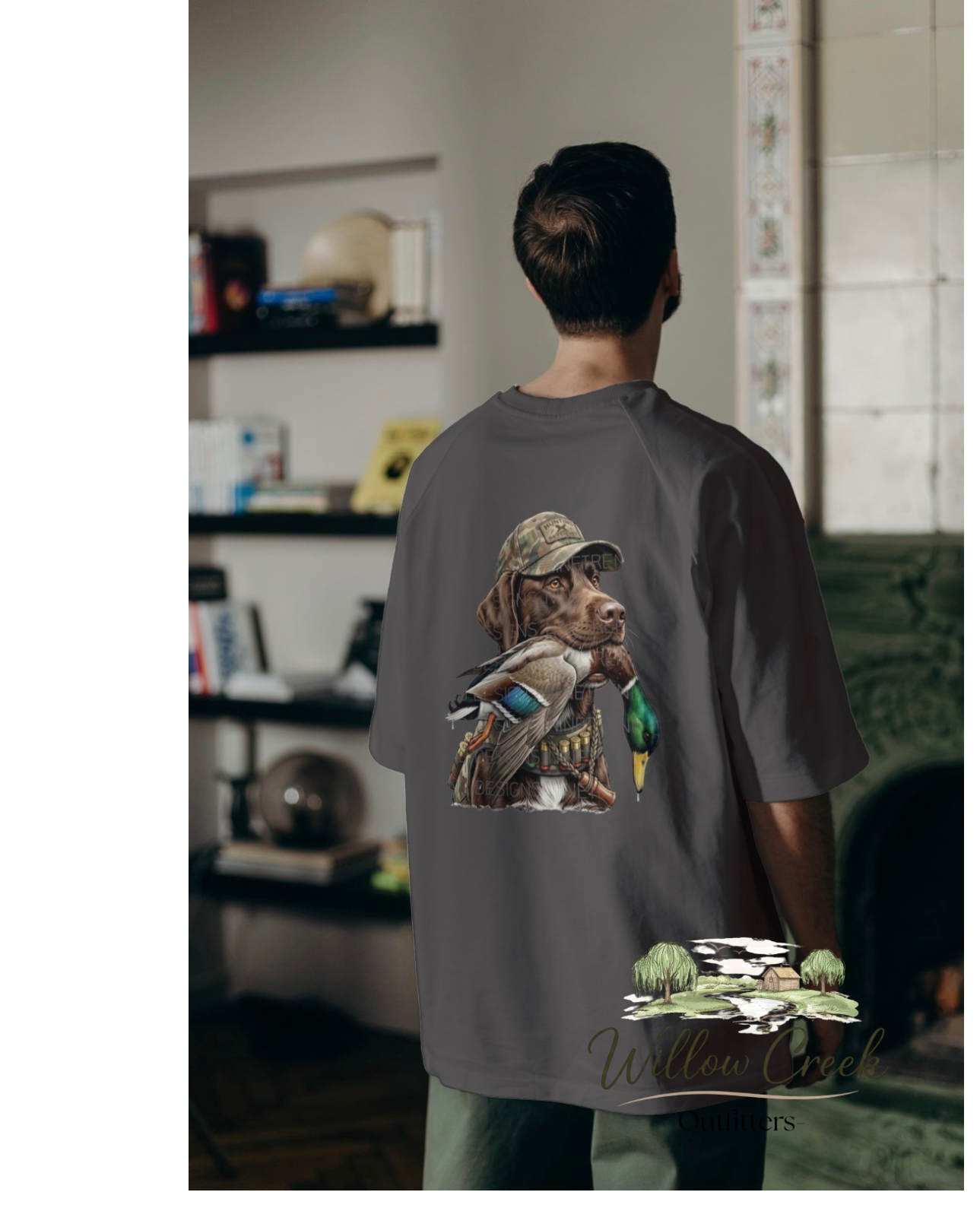 Men’s Black Lab Hunting Shirt