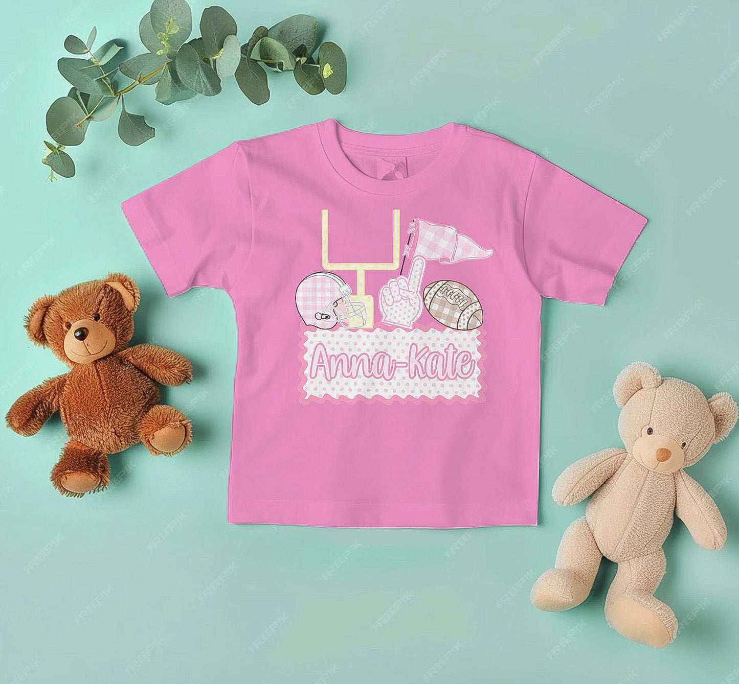 Kids Football Name Shirt