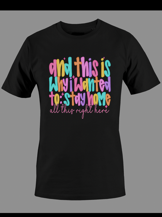 This Is Why I Wanted To Stay Home Shirt