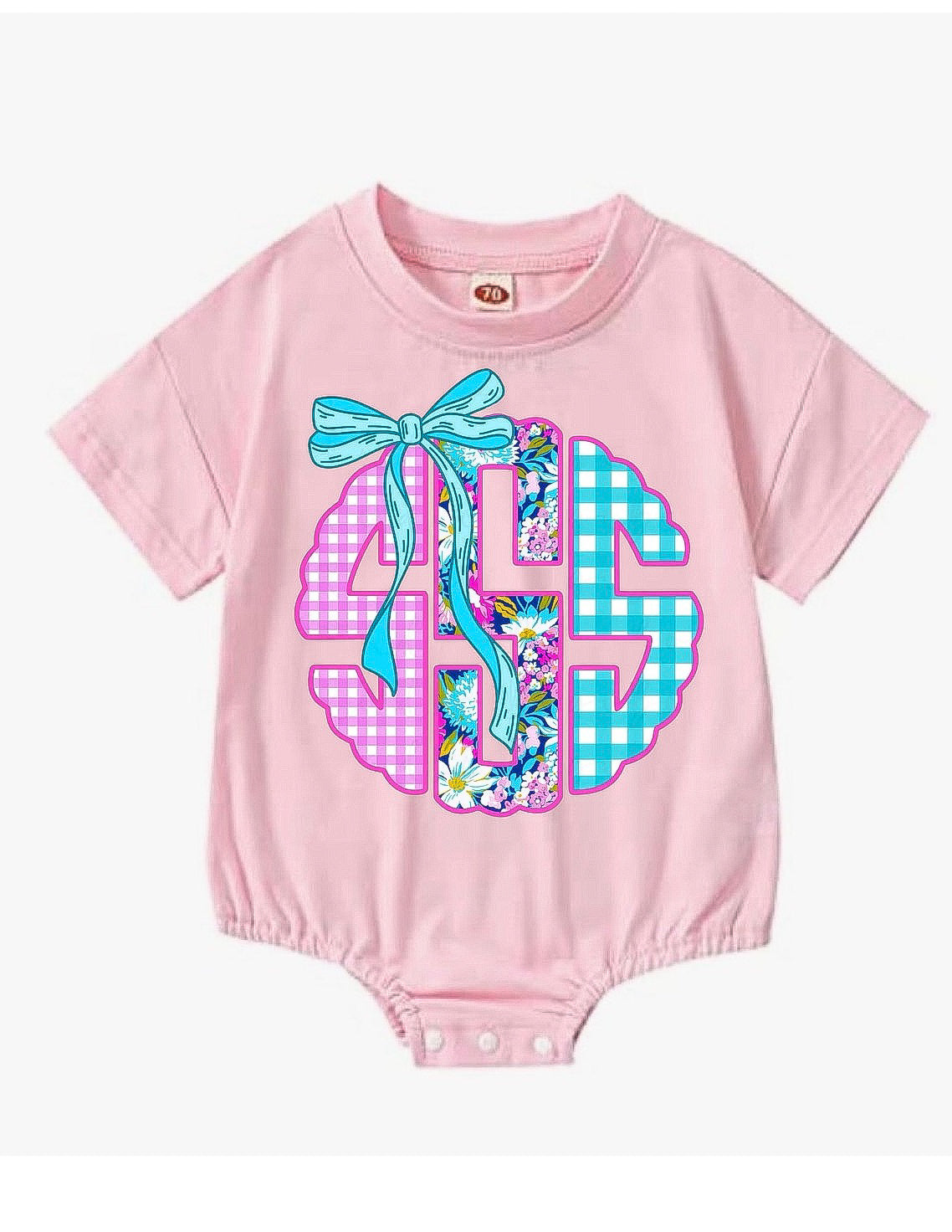 Floral Initial Bubble