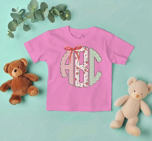Watermelon Kids Initial Shirt