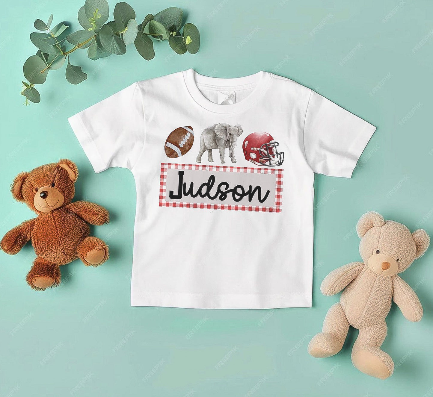 Alabama Football Kids Name Shirt