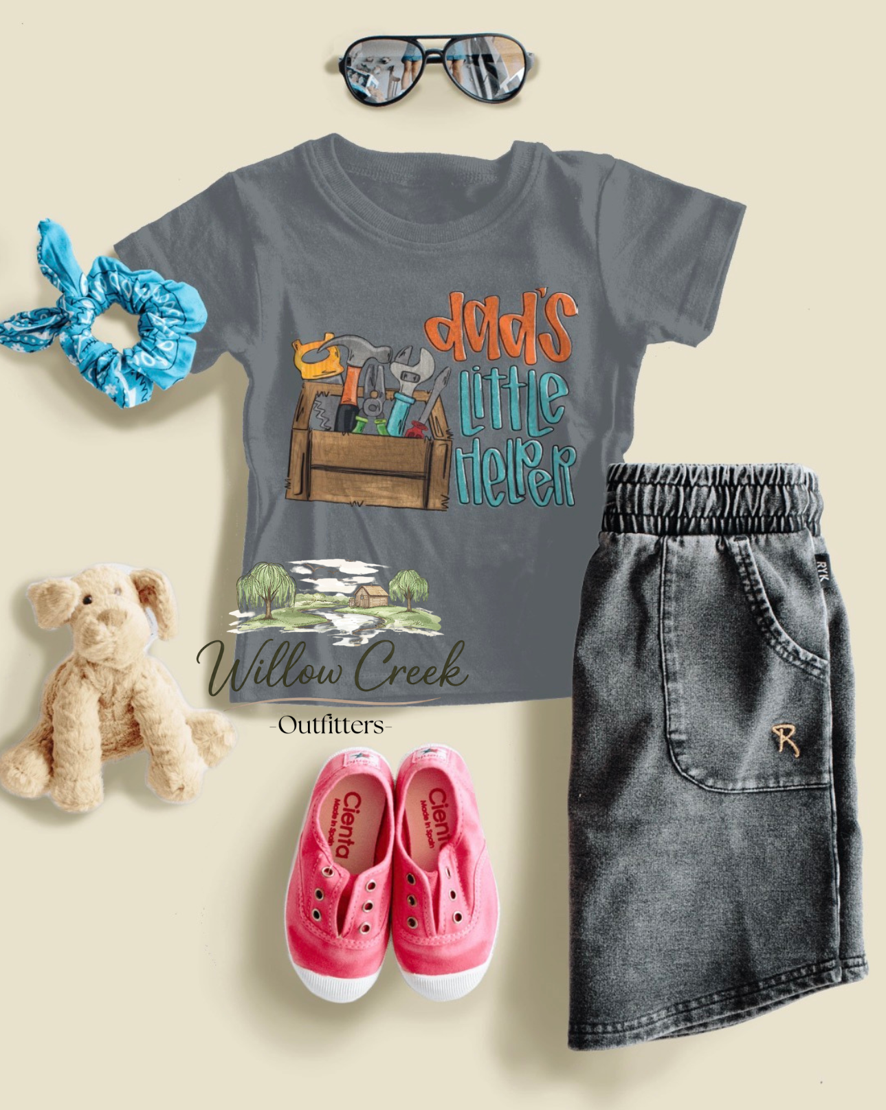 Daddy’s Little Helper Kids Shirt