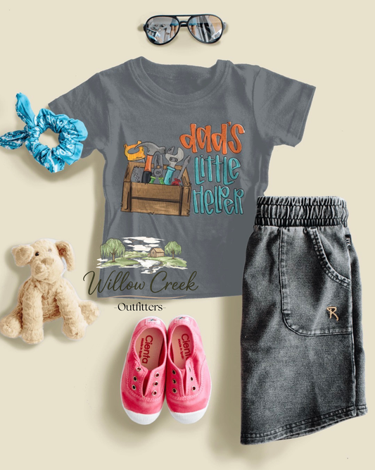 Daddy’s Little Helper Kids Shirt