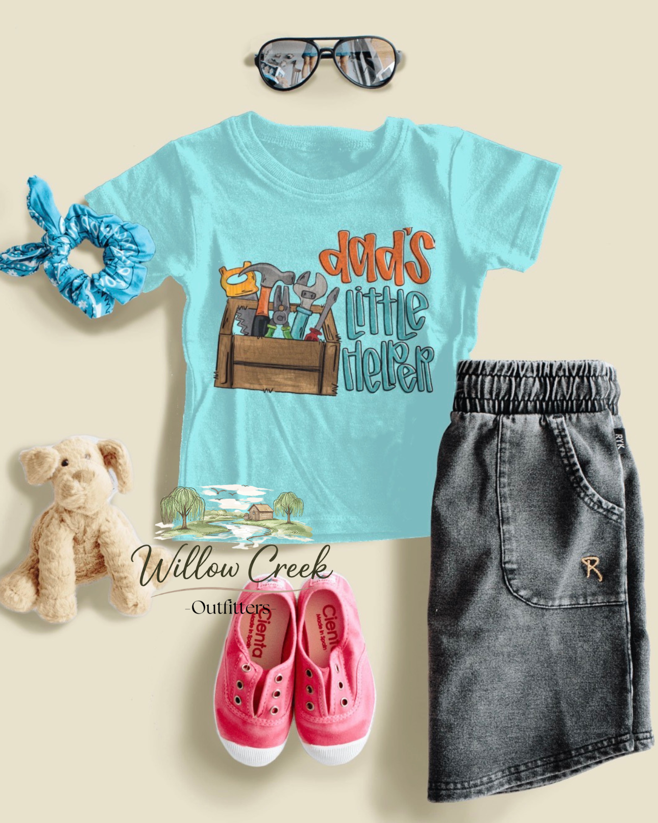 Daddy’s Little Helper Kids Shirt